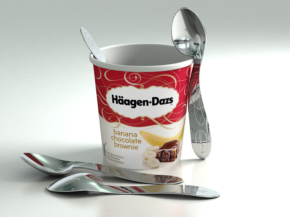 Cuillère promotionnelle Haagen-Dazs 2014